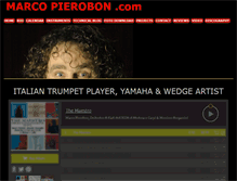 Tablet Screenshot of marcopierobon.com